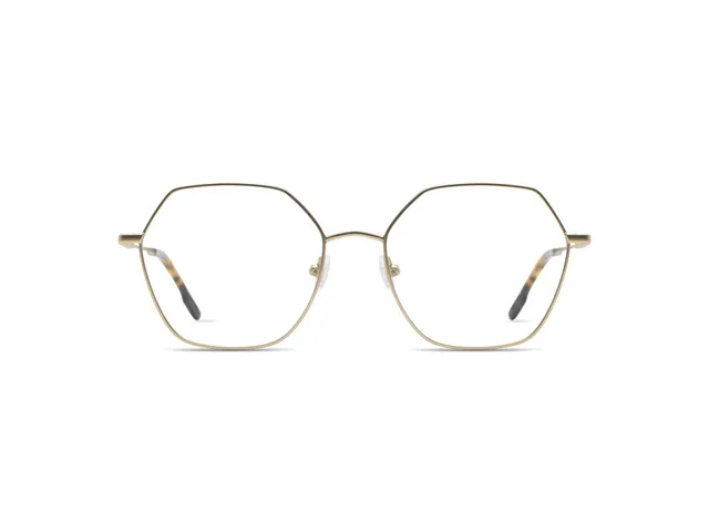 komono-nora-white-gold-hexagonale-edelstahl-sonnenbrille image 1