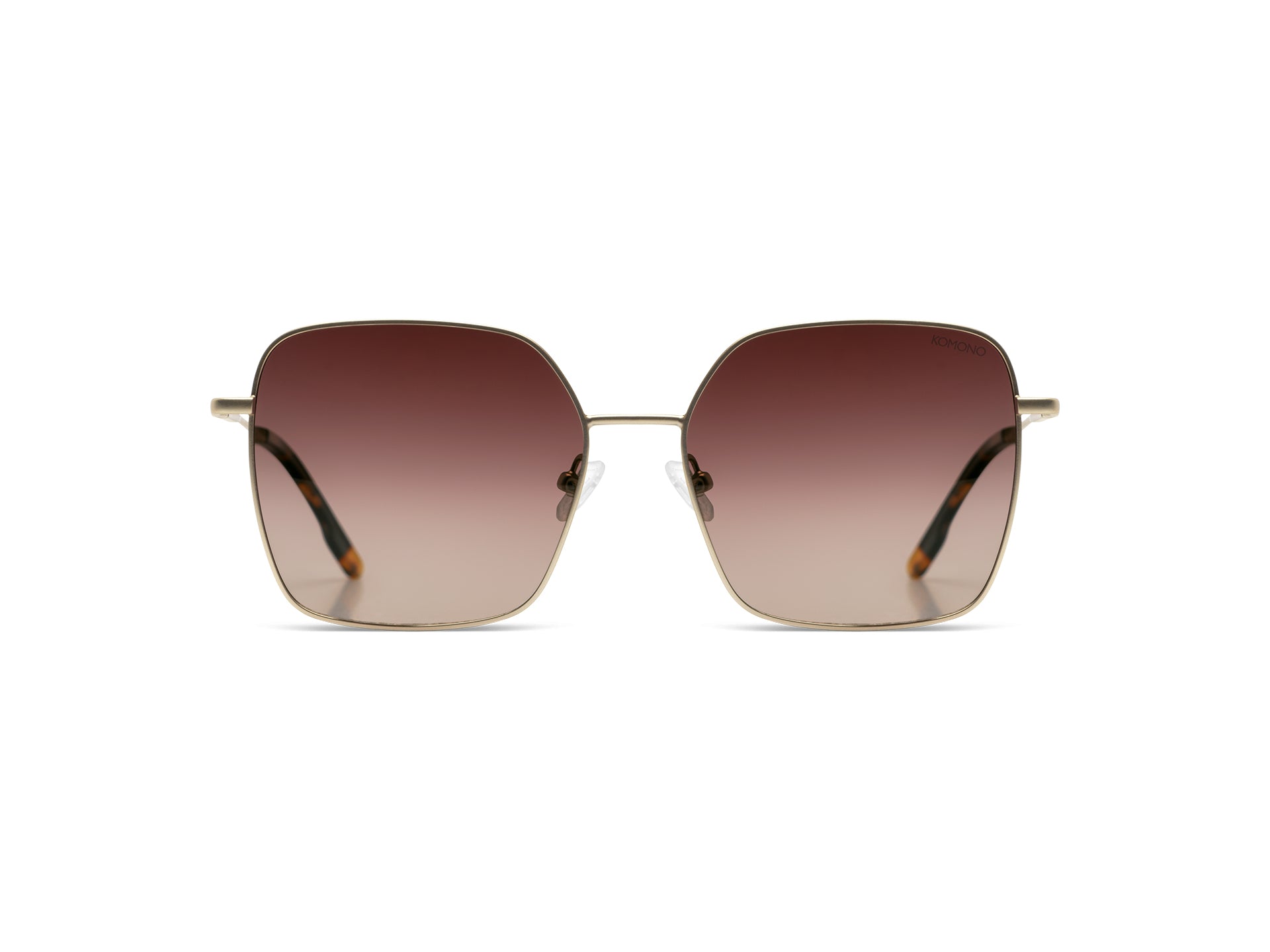 komono-audrey-white-gold-polarisierte-sonnenbrille image 3