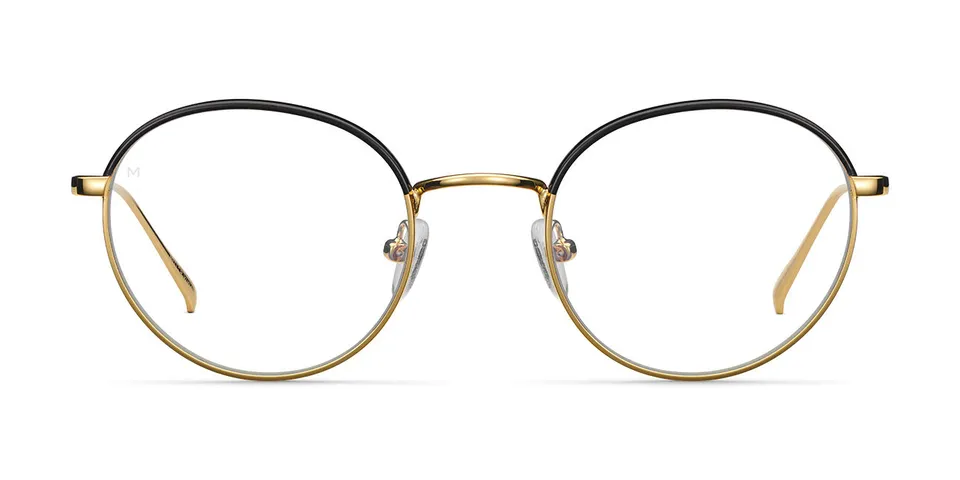 meller-yuda-gold-black-blue-light-metallbrille image 1