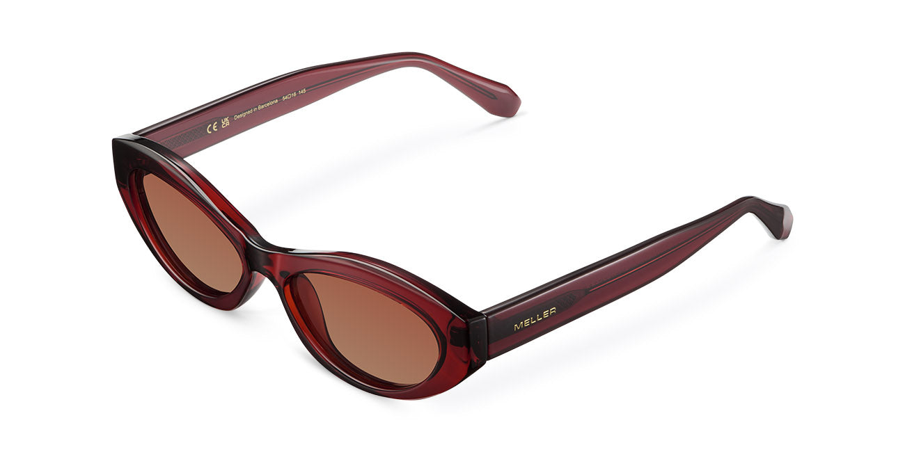meller-mara-maroon-brown-cat-eye-retro-sonnenbrille image 2