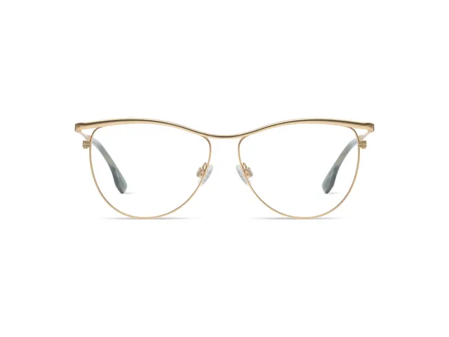 komono-vesper-white-gold-matte-brillenfassung image 1