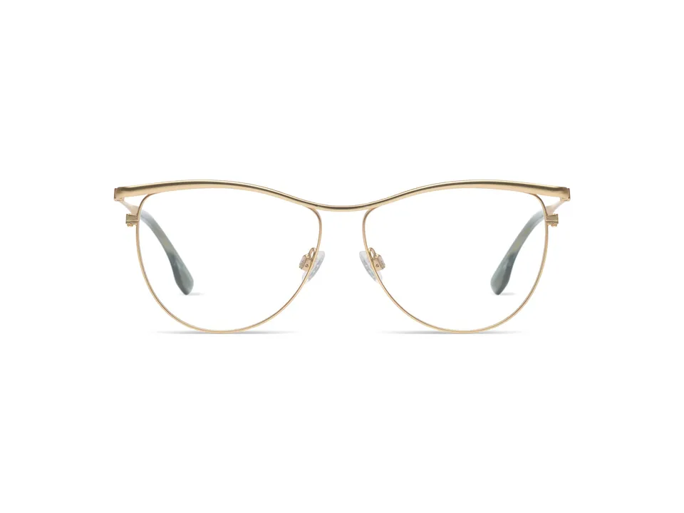 komono-vesper-white-gold-matte-brillenfassung image 1