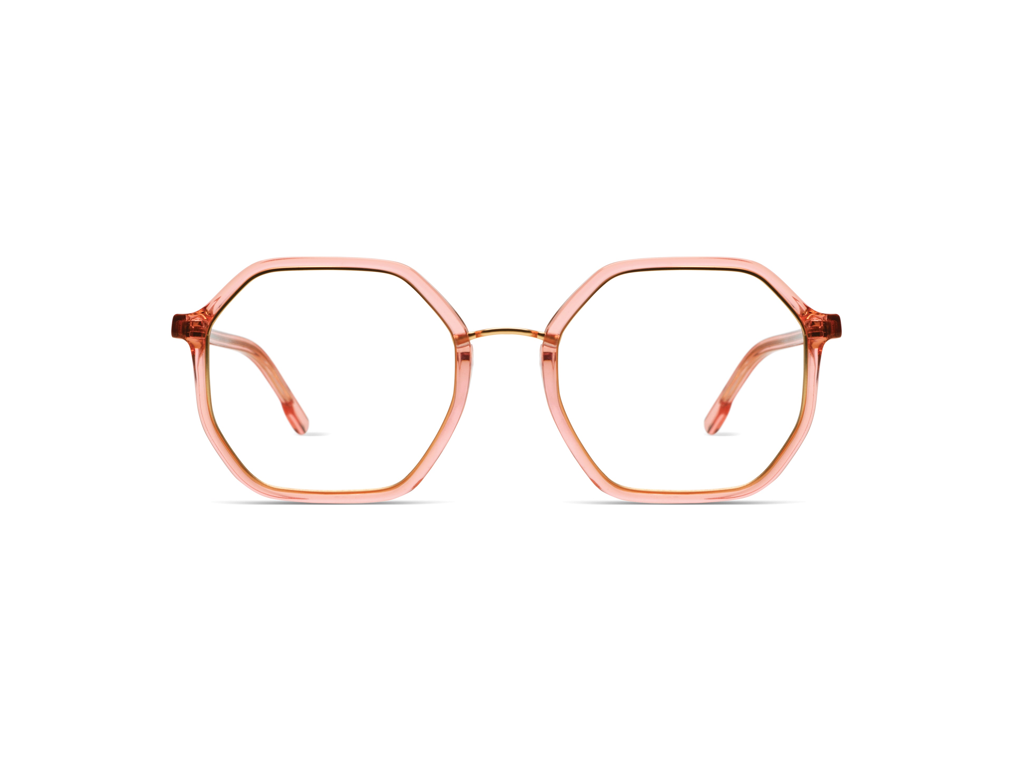 komono-idris-punch-rose-gold-matte-achteckige-damen-sonnenbrille-oversized-edels image 1