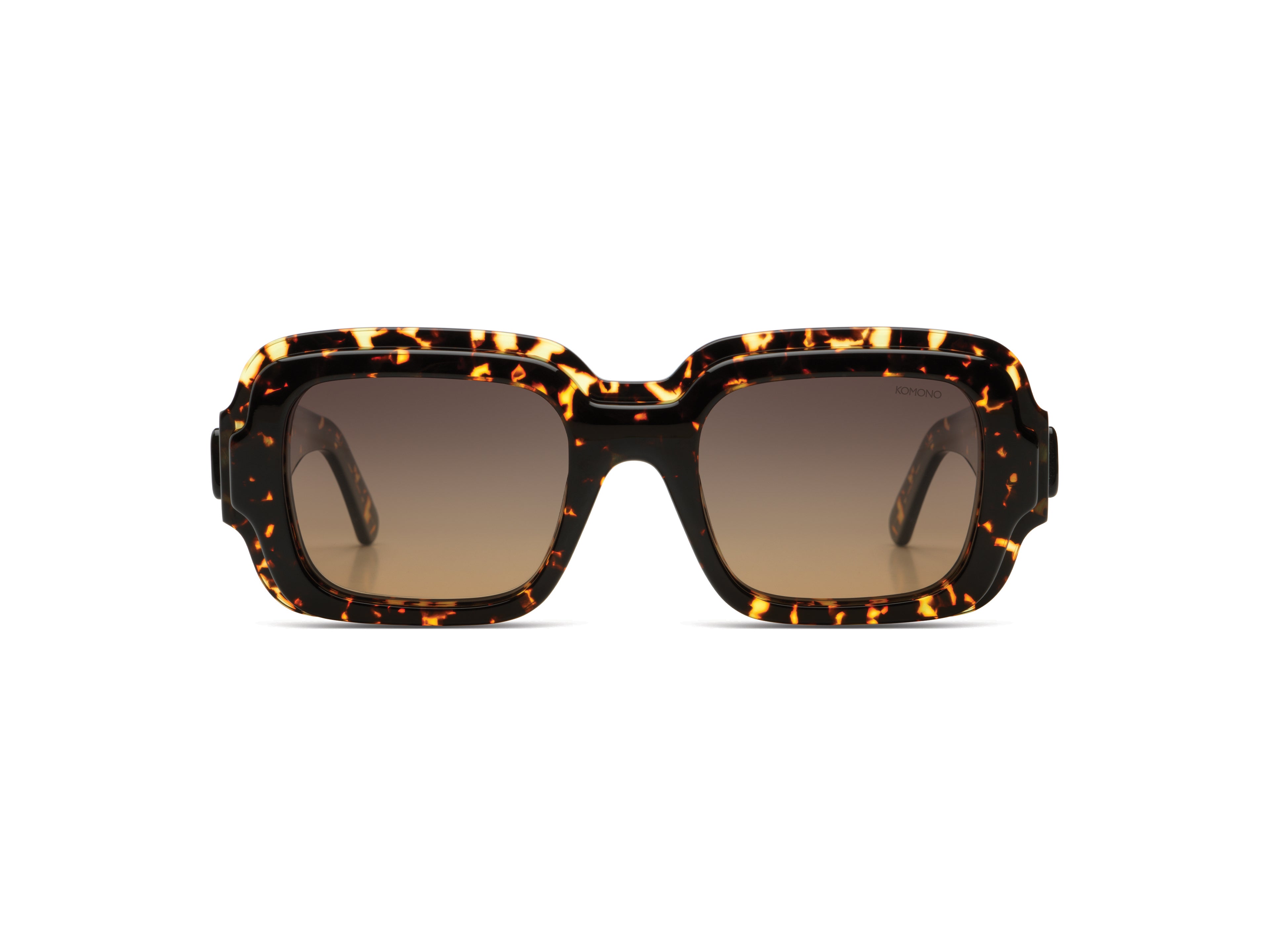 komono-victoria-lebrun-flake-sonnenbrille-oversized-braun-large image 1