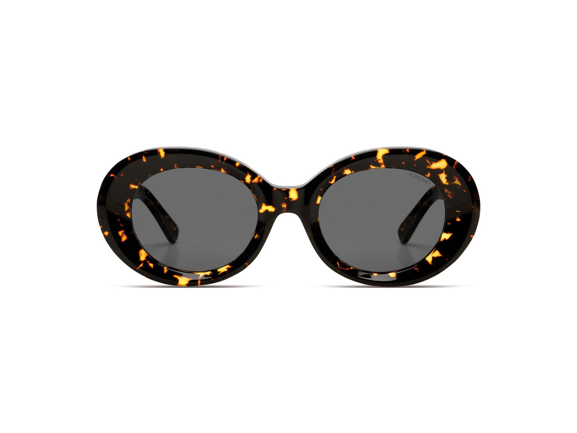 komono-n-sonnenbrille-flake-tortoise-braun-oval-komono-x-tom-eerebout image 1