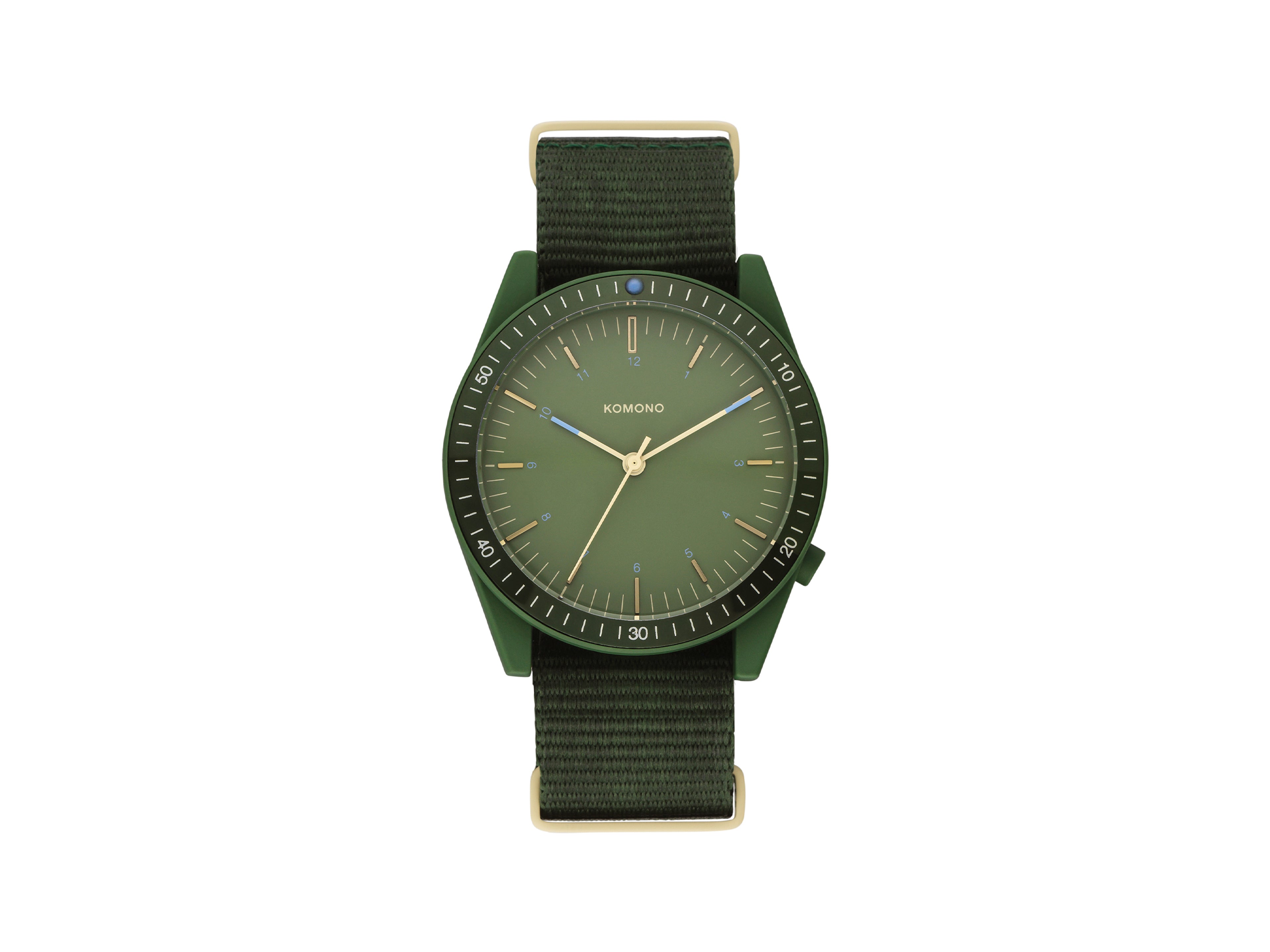 komono-ray-shade-nato-green-sonnenuhren-modell-der-ray-serie image 1