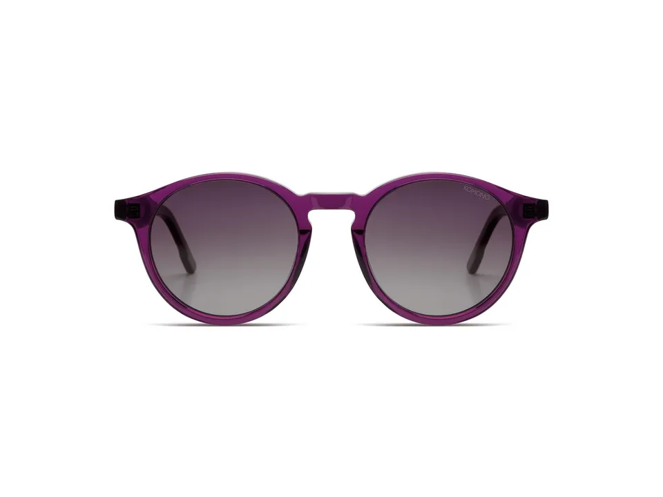 komono-archie-deep-purple-panto-sonnenbrille-in-violett image 1