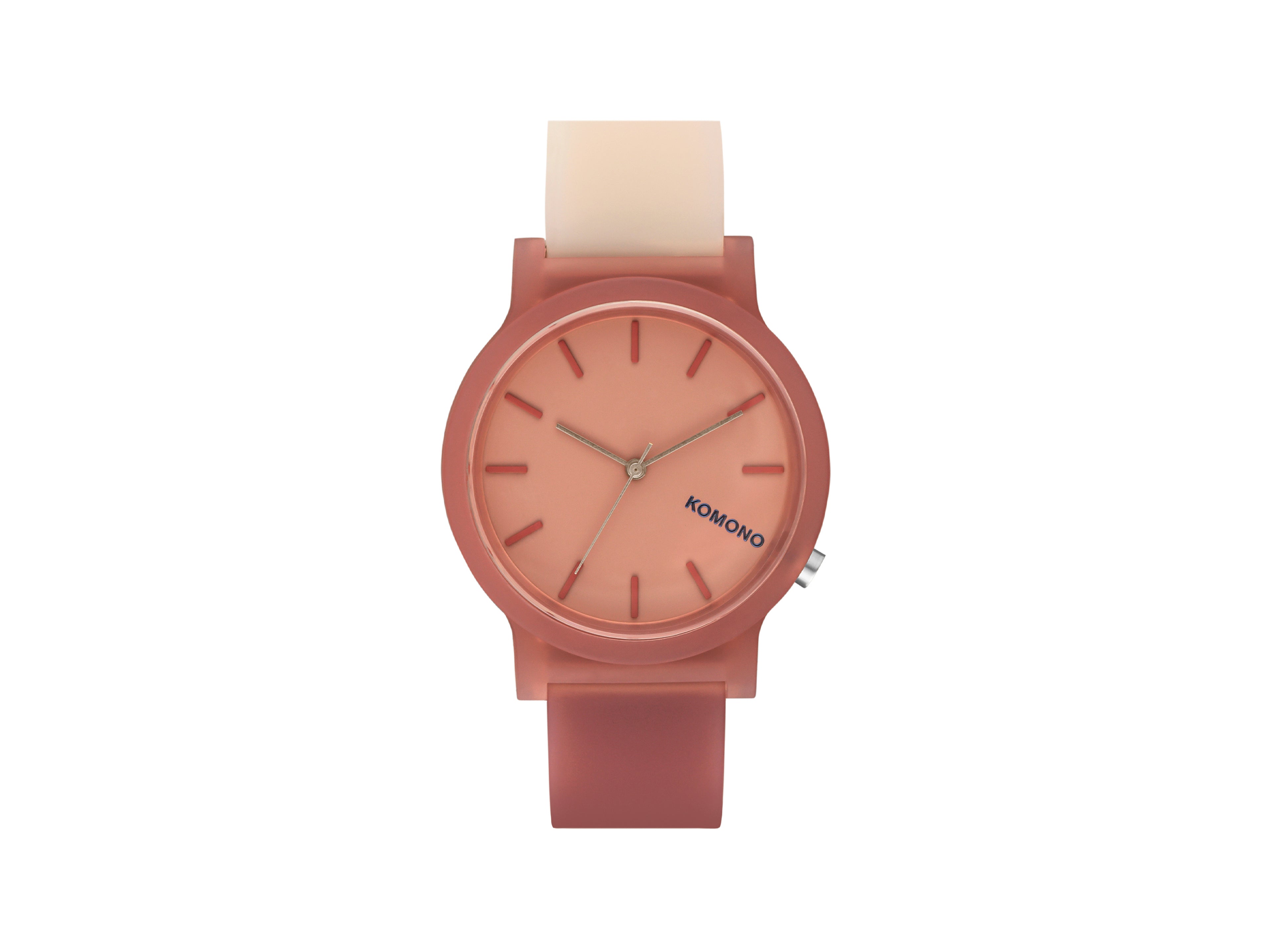 komono-mono-tones-maroon-armbanduhr image 1