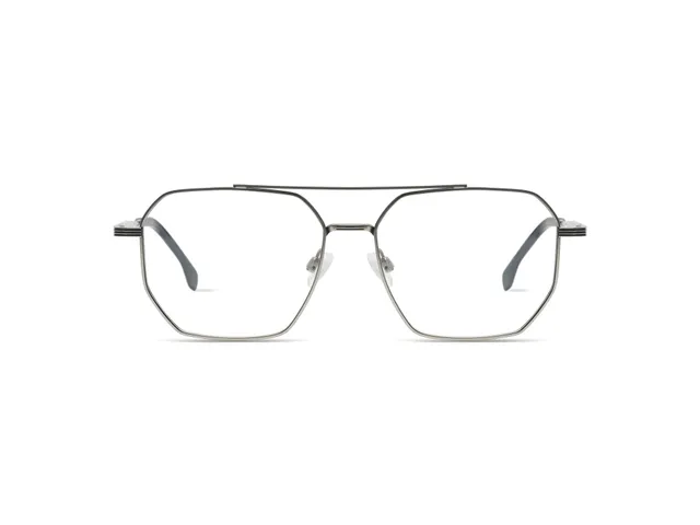 komono-hawk-silver-black-titanbrille image 1