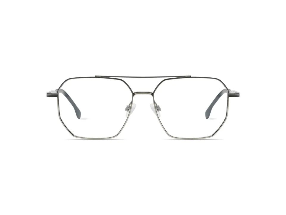 komono-hawk-silver-black-titanbrille image 1
