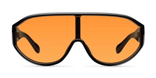 meller-zaki-sonnenbrille-black-orange-sportmodell-mit-umlaufendem-panorama-glas image 1