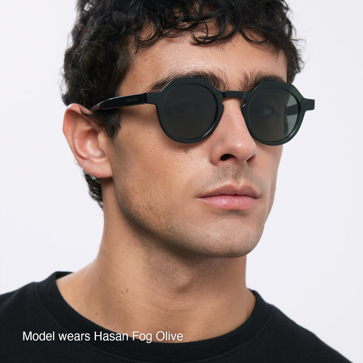 meller-hasan-all-black-sonnenbrille-hexagonal-rund-schwarz image 5