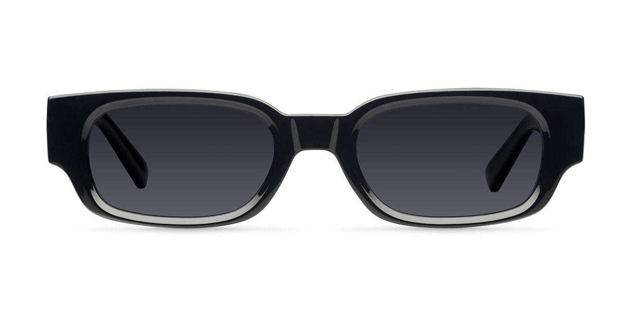 meller-sura-all-black-sonnenbrille-rechteckig-schwarz-biobased image 1