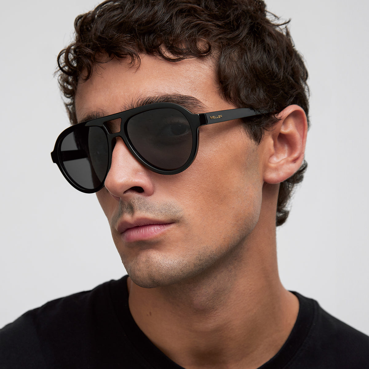 meller-kena-all-black-sonnenbrille-aviator-mit-doppelsteg image 6