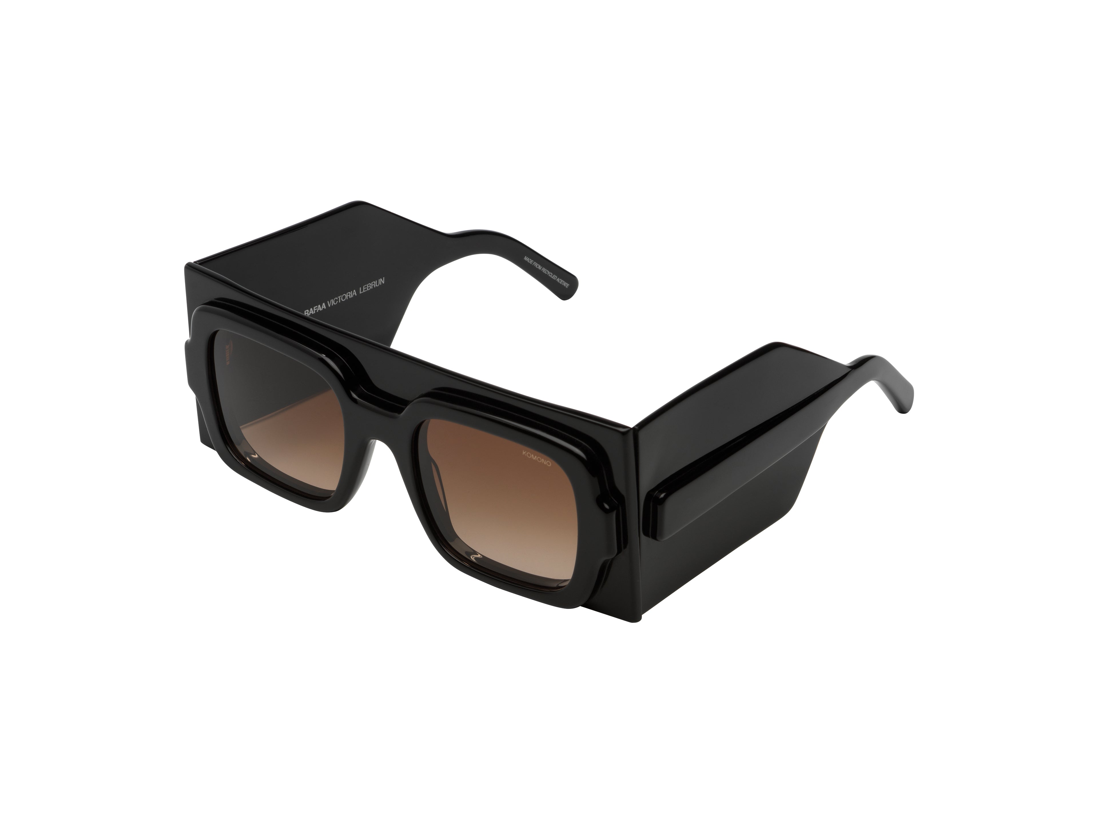 komono-victoria-lebrun-black-sonnenbrille-komono-x-rafaa-kollaboration image 2