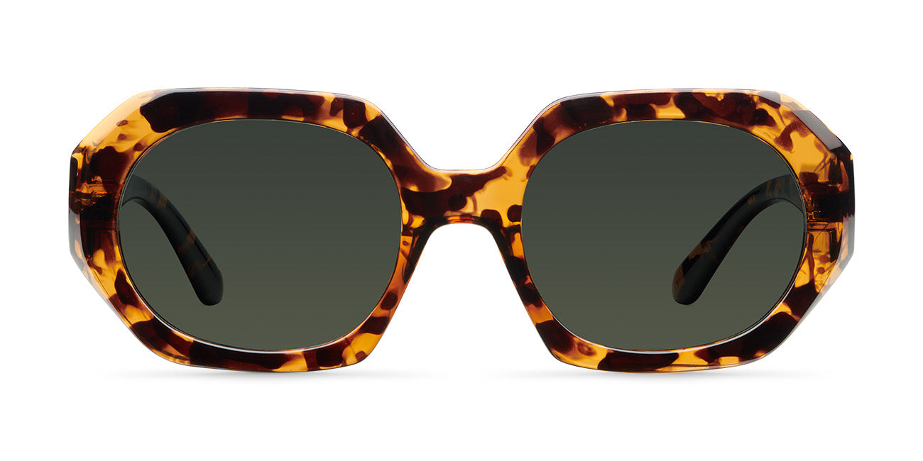 meller-makena-tigris-olive-sonnenbrille-oversized-rund-in-schildpatt-gr-n image 1
