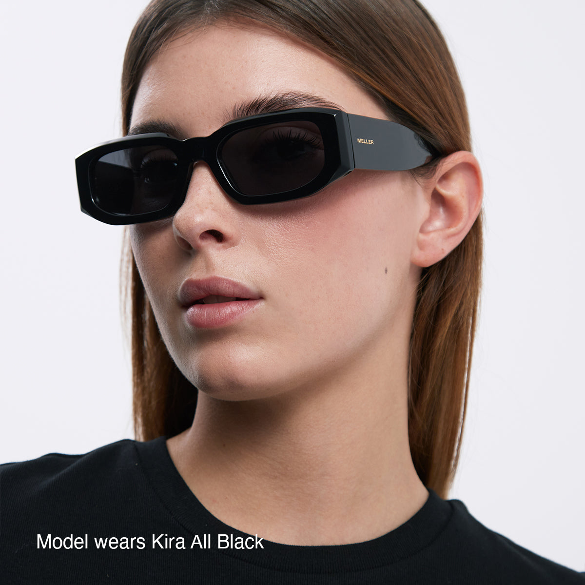 meller-kira-fog-olive-bio-sonnenbrille-mit-eckig-rechteckigem-gestell-und-abgesc image 4