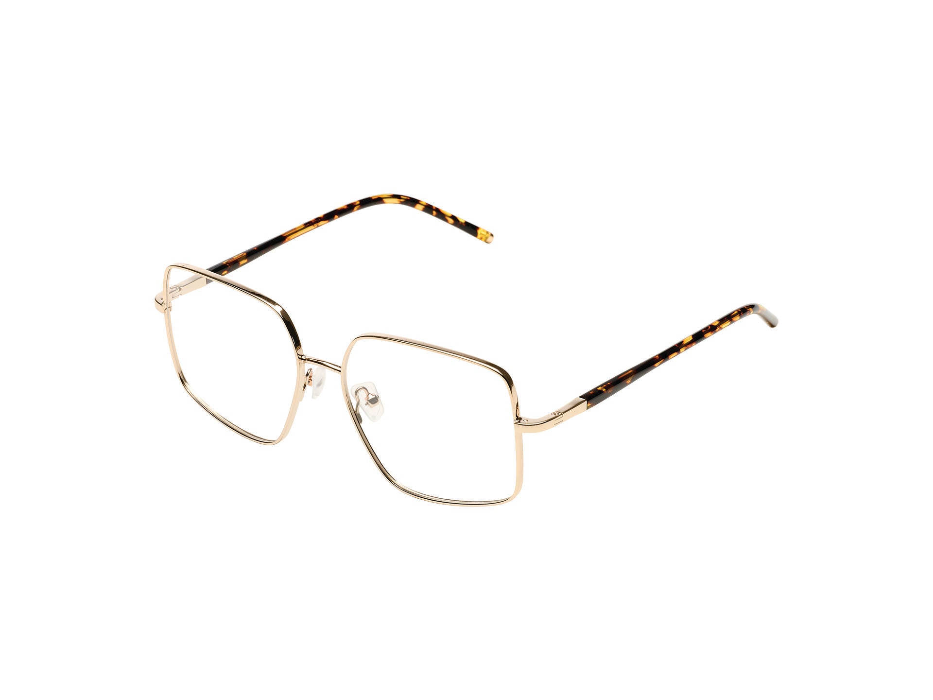 komono-amelia-white-gold-flake-pilot-brille image 2