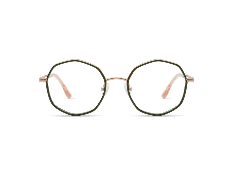 komono-sofia-slims-khaki-rose-gold-brille-schlanke-fassung image 1