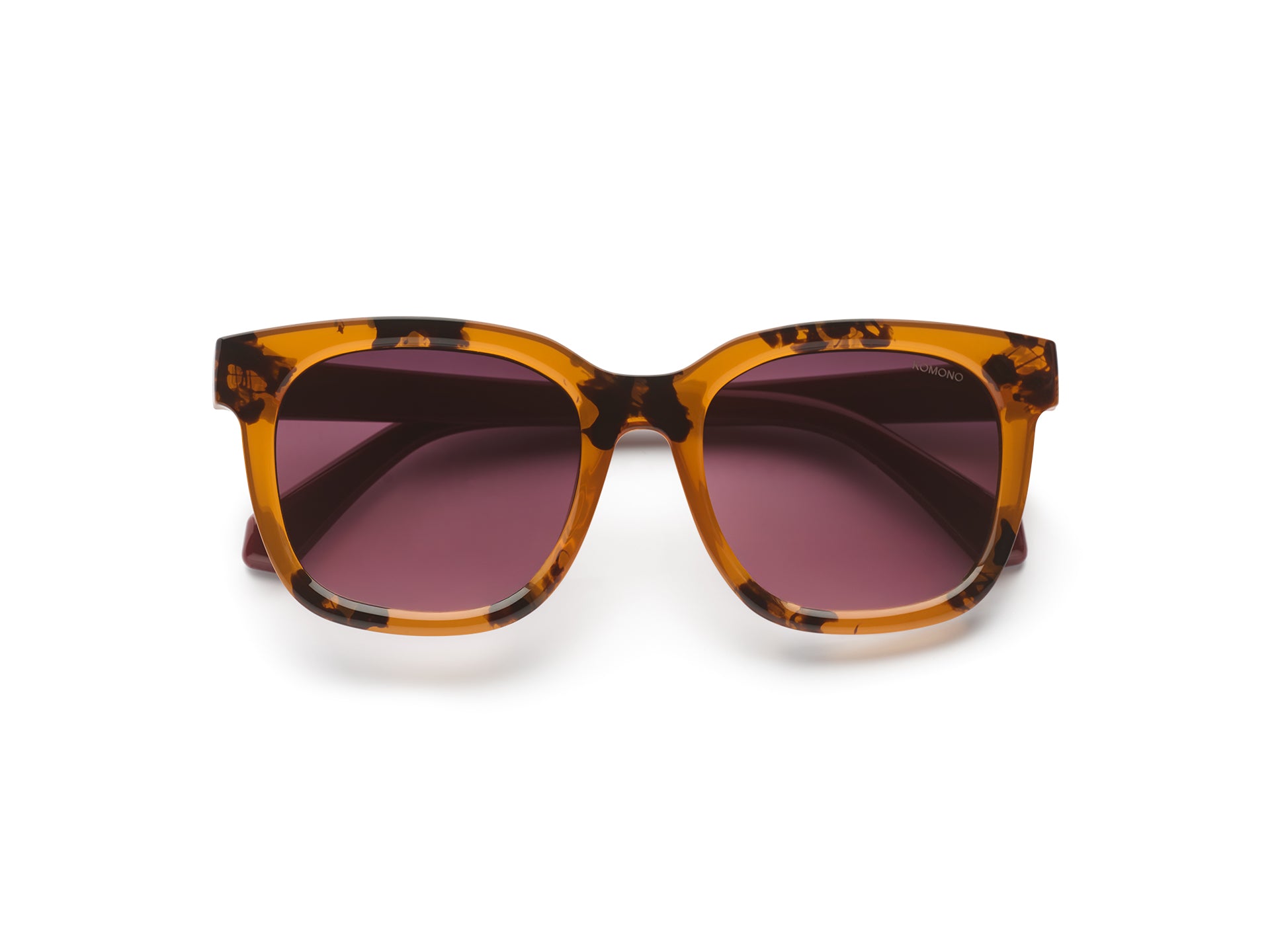 komono-sienna-amber-ink-sonnenbrille-oversized-eckig-bioplastik image 3