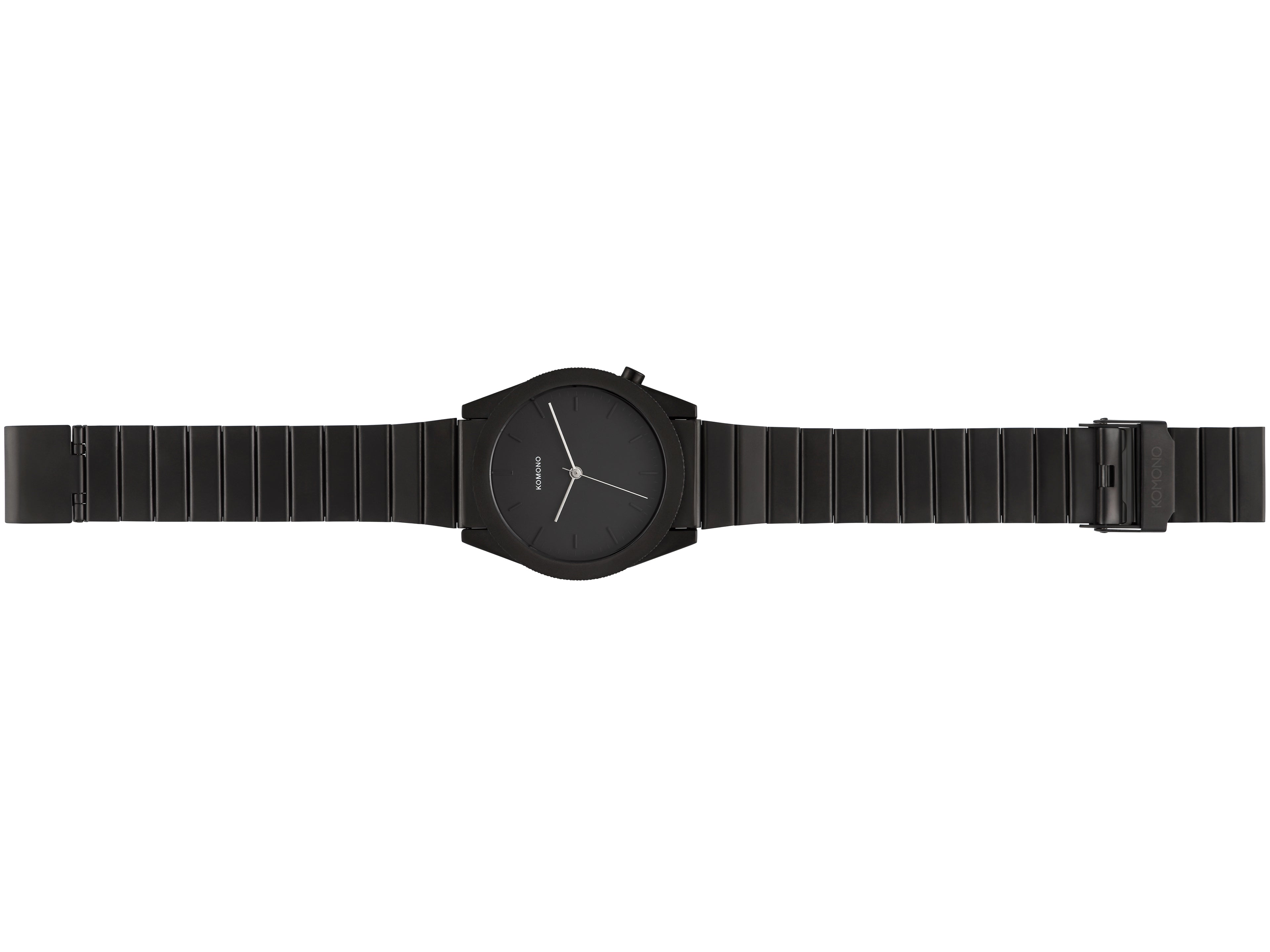 komono-ray-solid-black-uhr image 2
