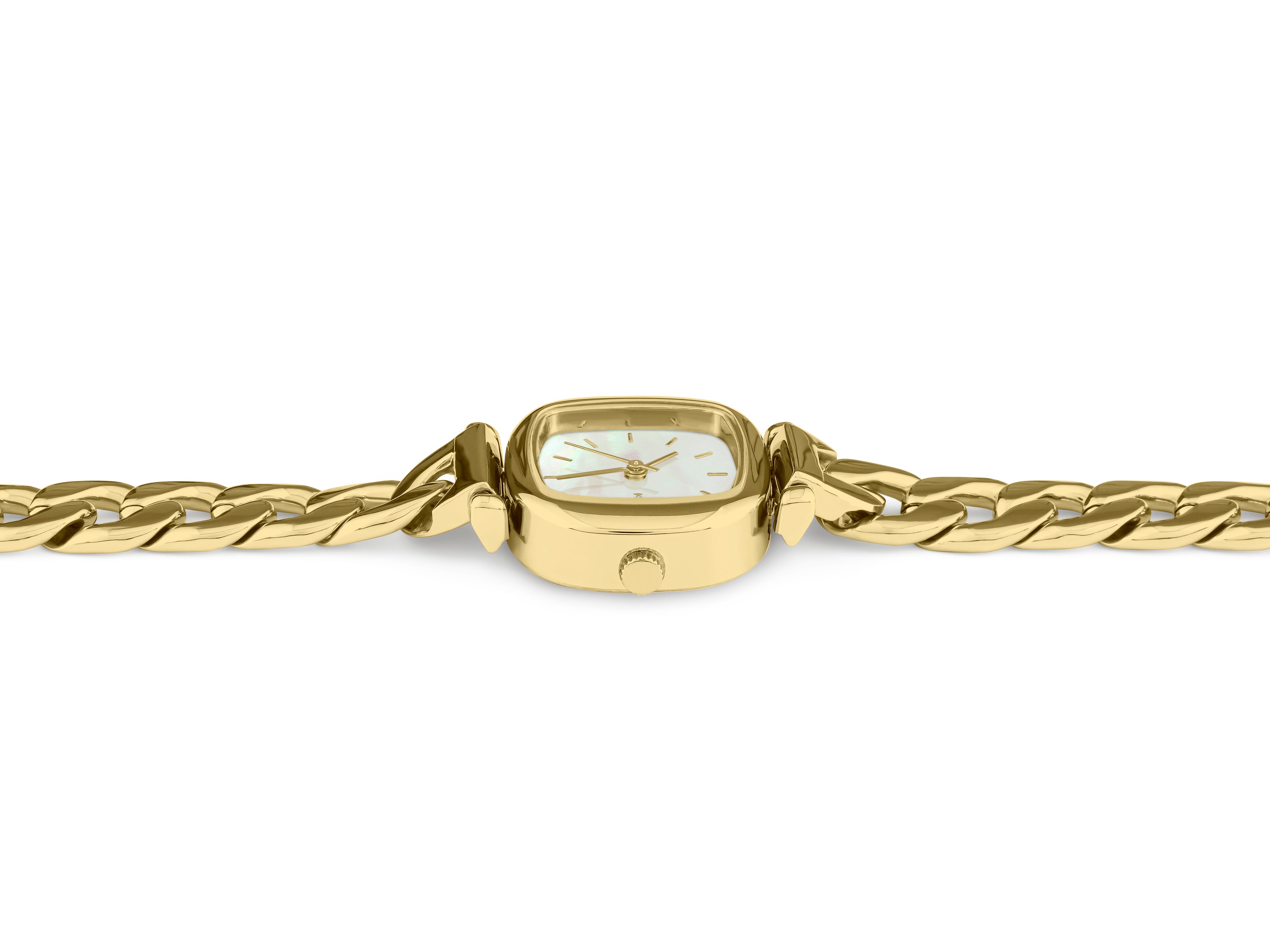 komono-moneypenny-revolt-sonnenbrille-gold-white image 2