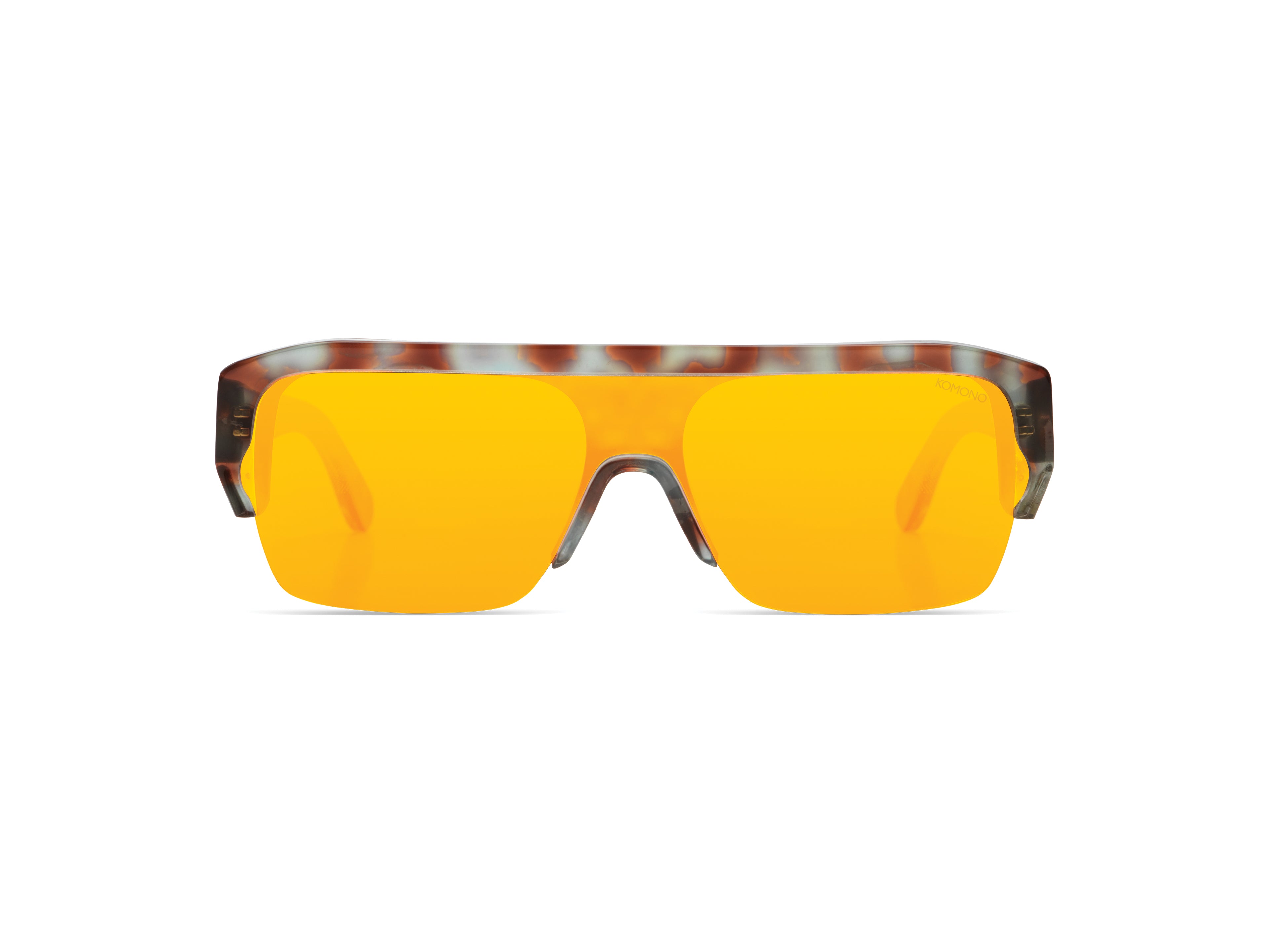komono-aksel-blue-leopard-sonnenbrille-eckiger-rahmen-mit-shield-lens-design-gro image 1