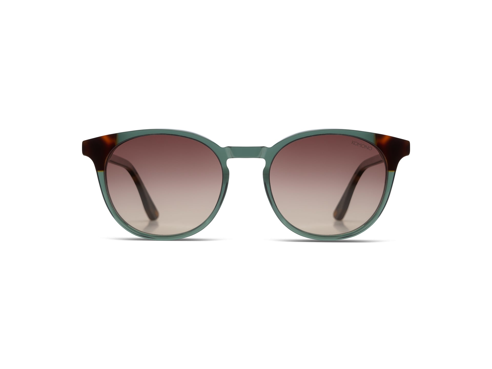 komono-hudson-havana-emerald-runde-polarisierte-sonnenbrille-ko-azetat-rahmen-gr image 2