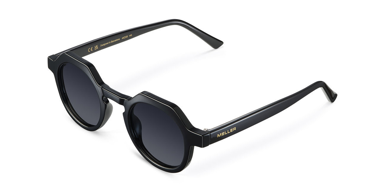 meller-hasan-all-black-sonnenbrille-hexagonal-rund-schwarz image 2