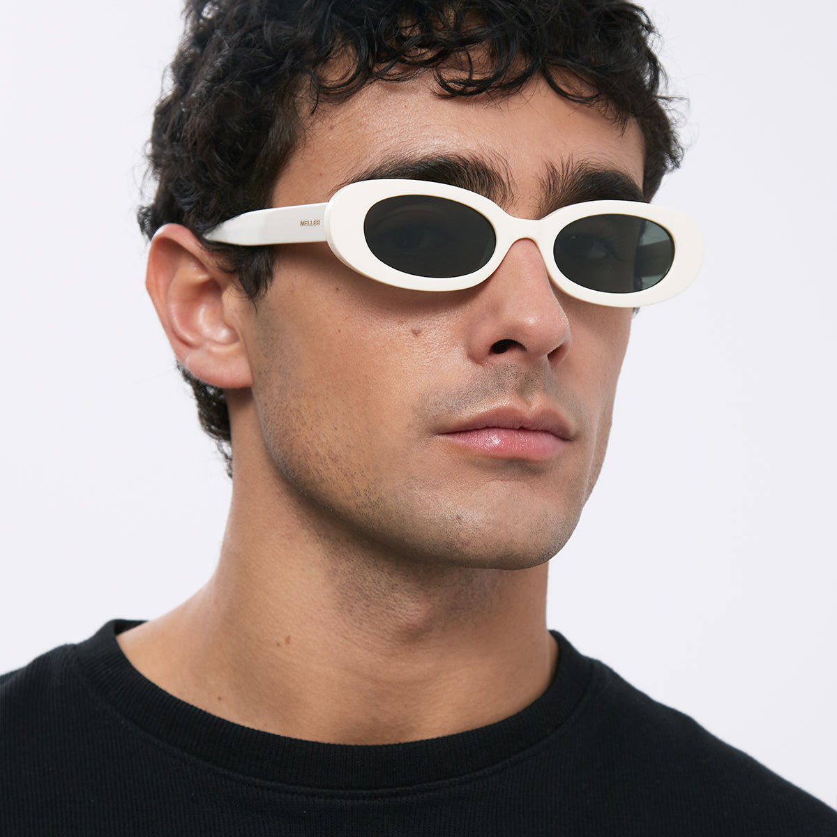 meller-lua-ice-olive-ovale-sonnenbrille-mit-flachem-rahmen image 5