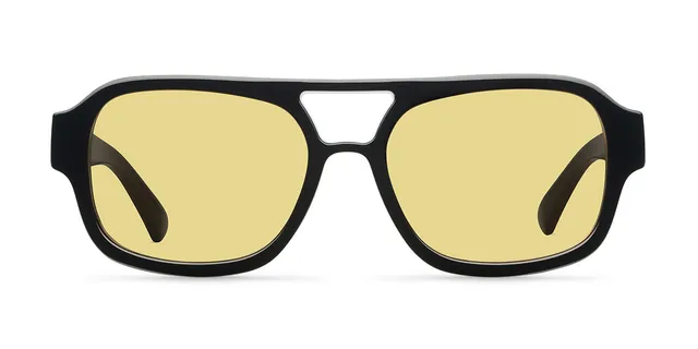 meller-shipo-sonnenbrille-black-yellow-oversize-aviator image 1