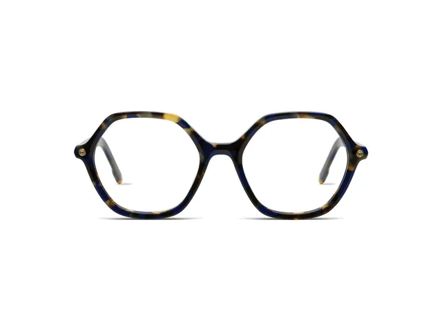 komono-lara-indigo-tortoise-sechseckige-sonnenbrille image 1