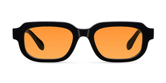 meller-kobe-sonnenbrille-black-orange-rechteckig-mit-abgerundeten-kanten image 1