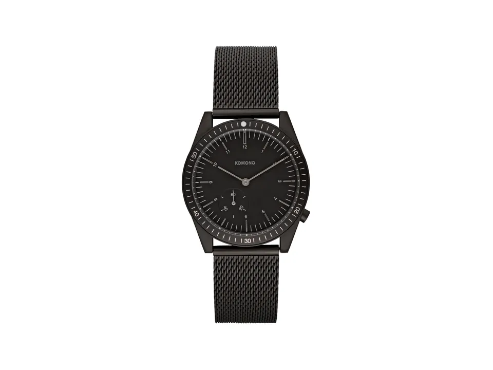 komono-ray-legacy-mesh-black-armbanduhr image 1