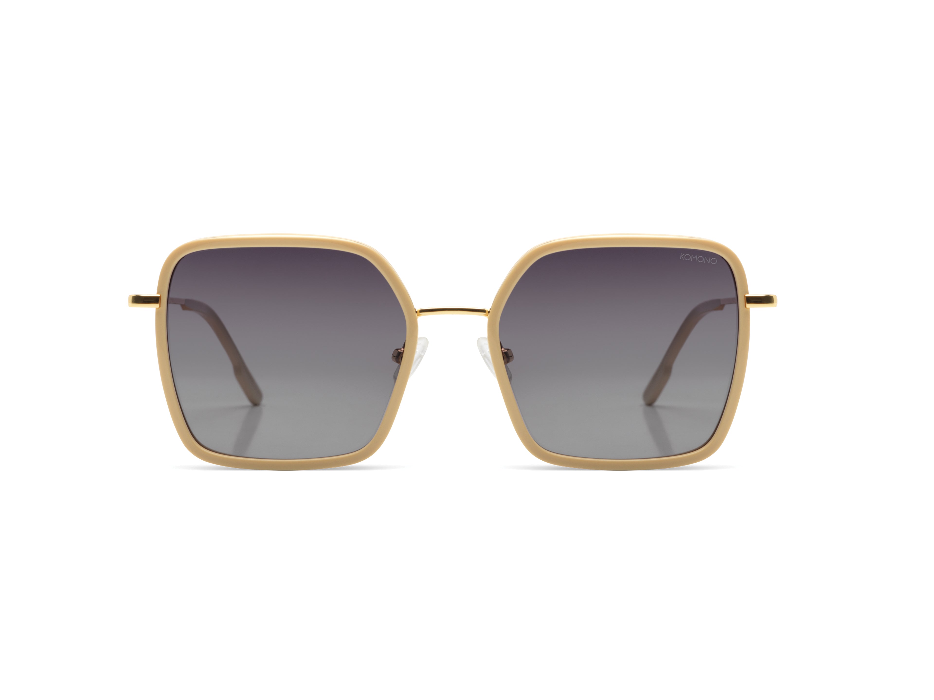 komono-audrey-marshmallow-gold-sonnenbrille-polarisiert image 1