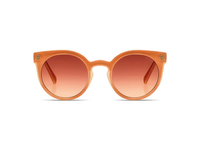 komono-lulu-velvet-coral-cat-eye-sonnenbrille-bio-nylon-orange image 1