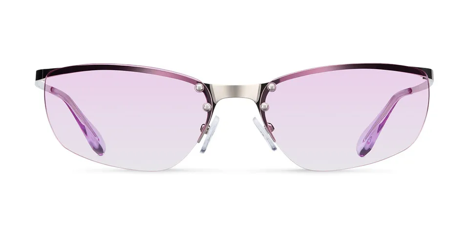 meller-sami-silver-purple-wraparound-sonnenbrille-mit-metall-brow-bar-silberne-g image 1