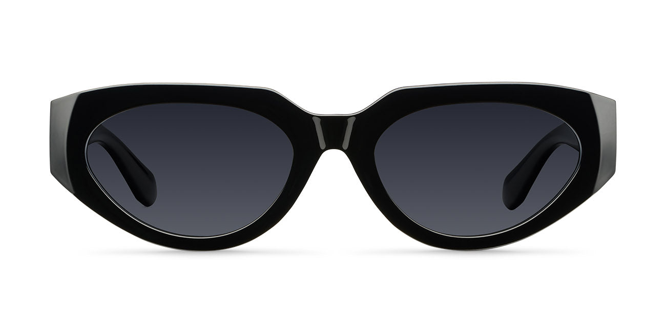 meller-fola-all-black-sonnenbrille-cat-eye-flat-top-schwarz image 1