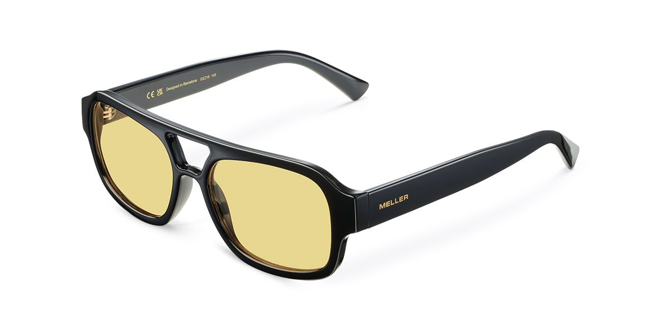 meller-shipo-sonnenbrille-black-yellow-oversize-aviator image 2