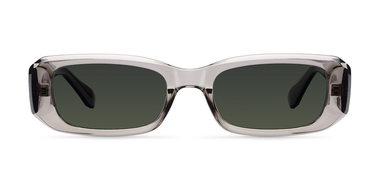 meller-sisi-sonnenbrille-taupe-olive-rechteckiges-90er-design image 1