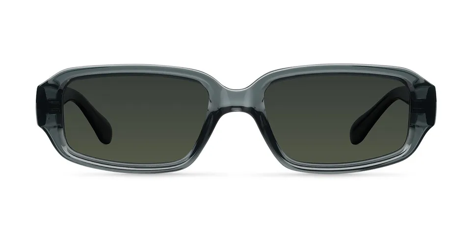 meller-azzi-fossil-olive-sonnenbrille-rechteckig-biobasiert image 1