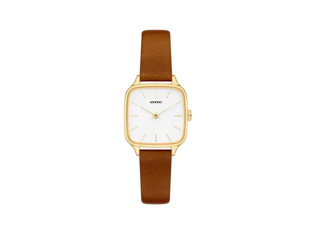 komono-kate-damenuhr-gold-tan image 1