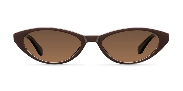meller-oza-chocolate-kakao-sonnenbrille-schlanke-cat-eye-fassung-kompakte-gr-e image 1