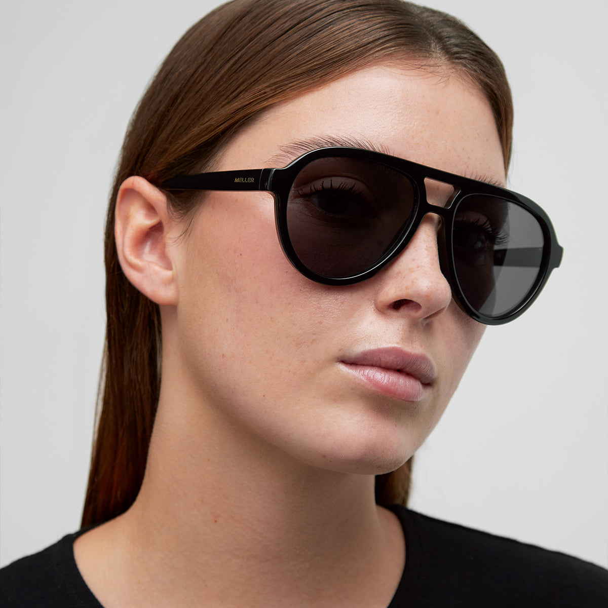 meller-kena-all-black-sonnenbrille-aviator-mit-doppelsteg image 5