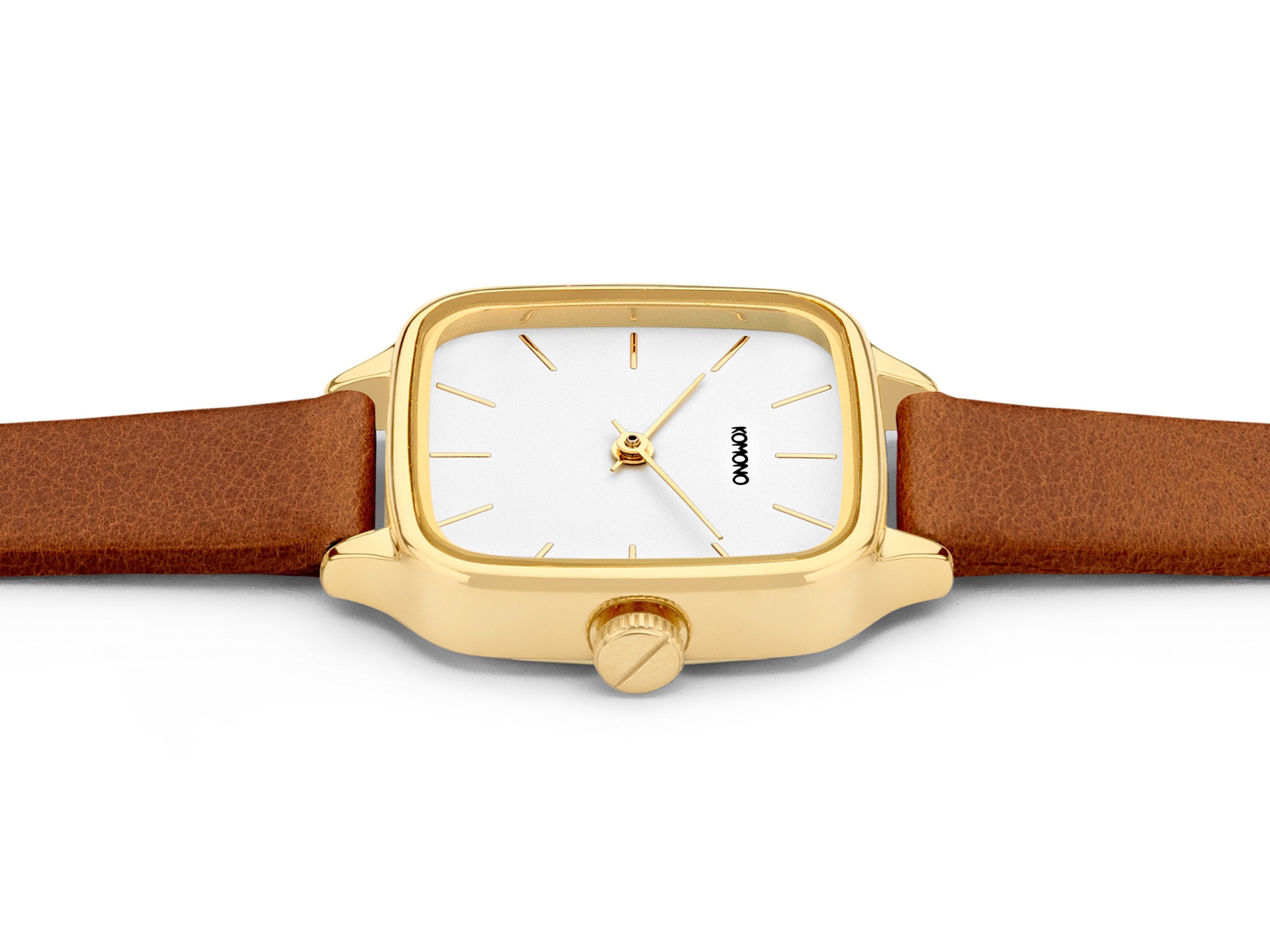 komono-kate-damenuhr-gold-tan image 2