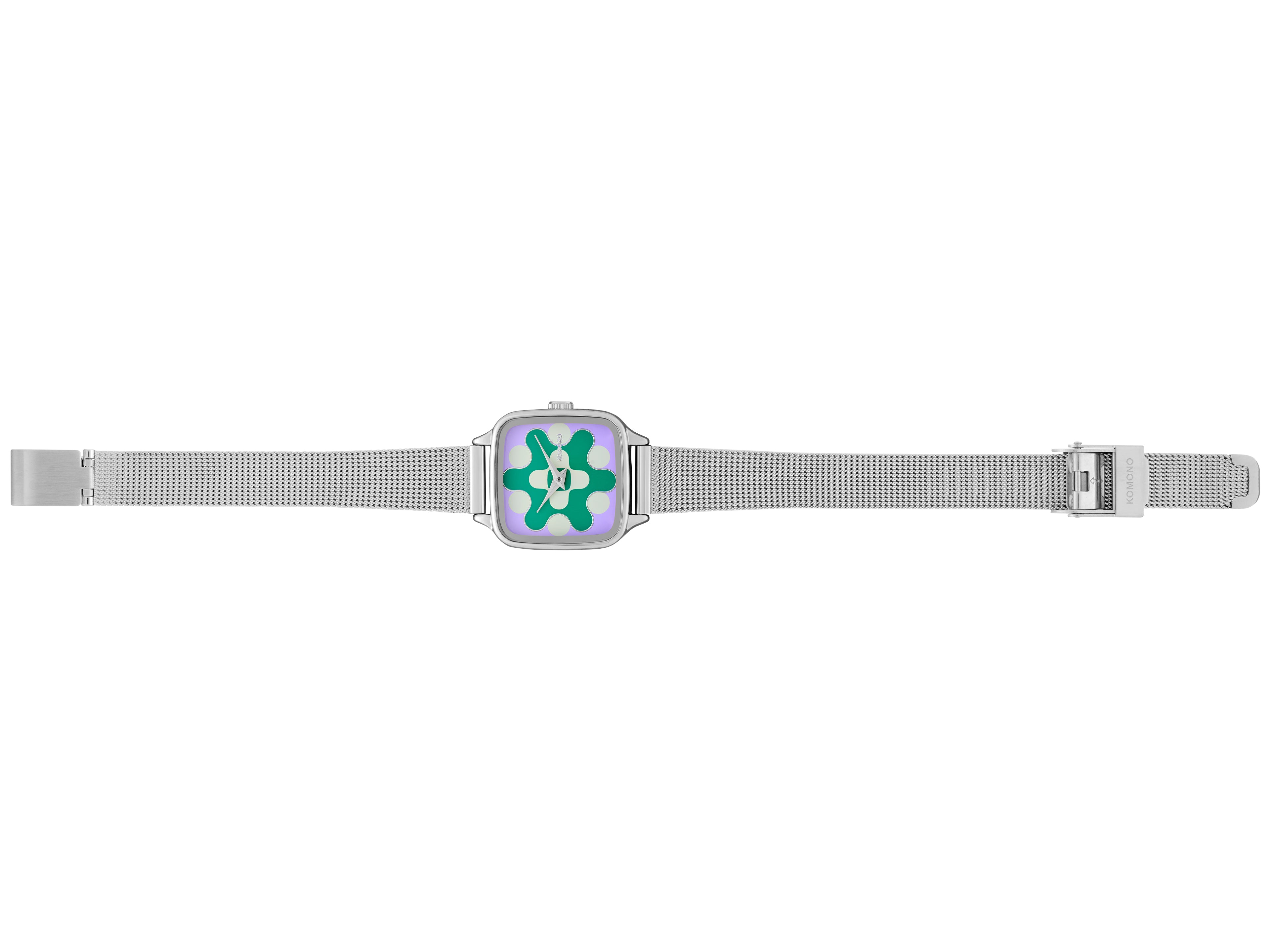 komono-kate-aurora-royale-armbanduhr-silver-lilac image 2