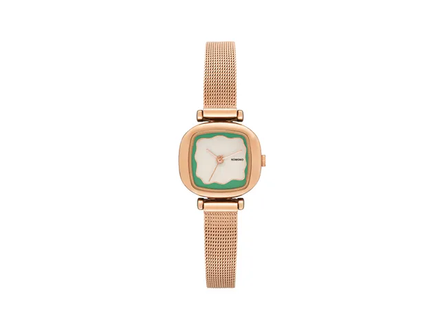 komono-moneypenny-wave-royale-rose-gold-mint-uhr image 1