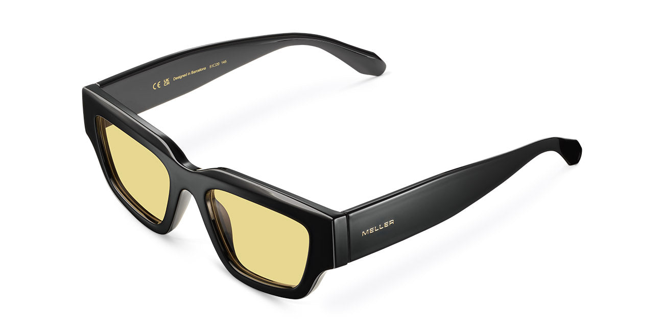 meller-kiya-black-yellow-sonnenbrille-cat-eye-design-mit-flat-top-rahmen-biobasi image 2