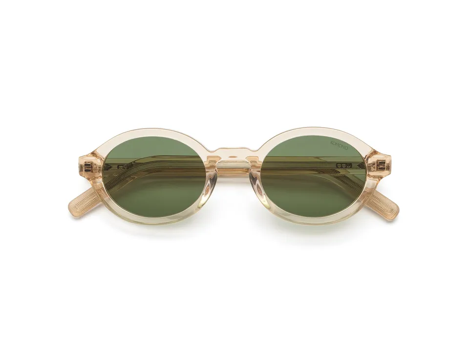 komono-jace-champagne-sonnenbrille-ovale-polarized-form-acetat-medium-fit image 1