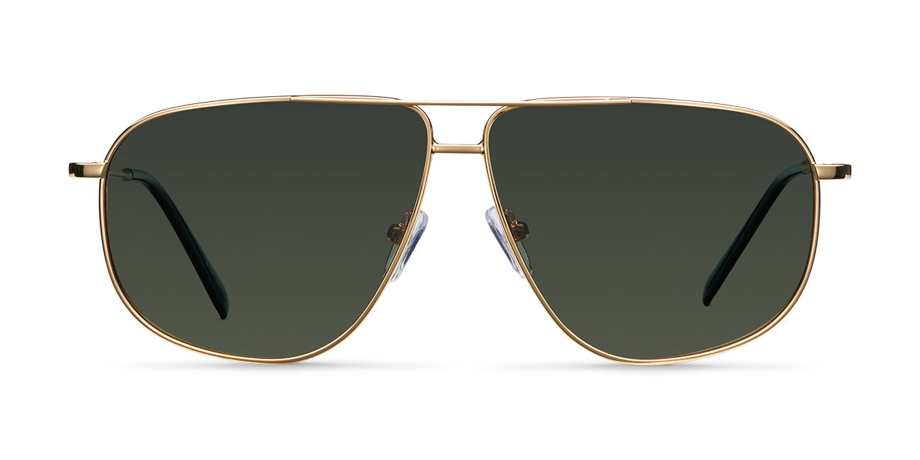 meller-dina-sonnenbrille-gold-olive-oversize-aviator-mit-doppelsteg image 1